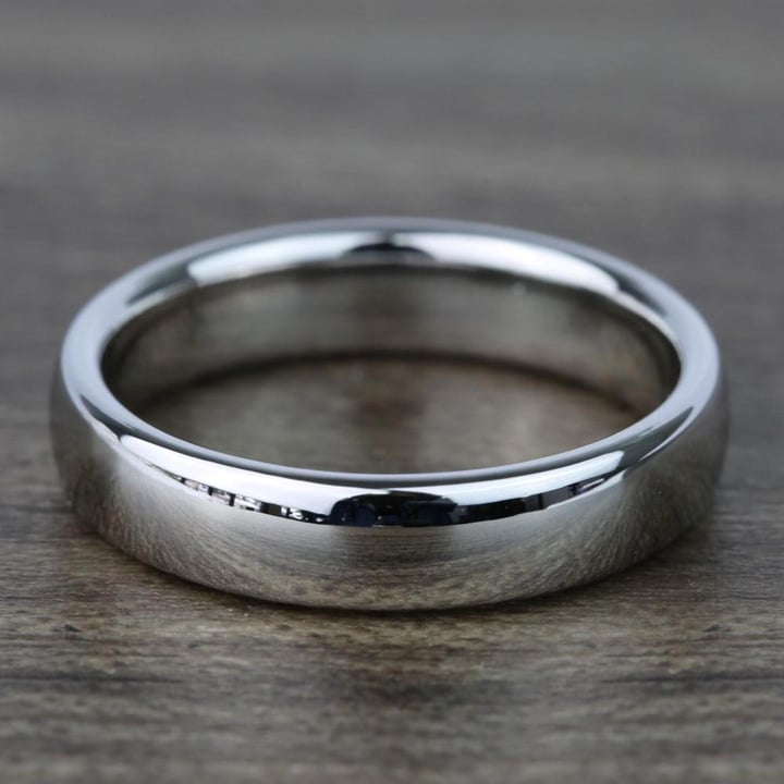 Mens Wedding Ring In Platinum (Mid-Weight 4mm) | Thumbnail 03