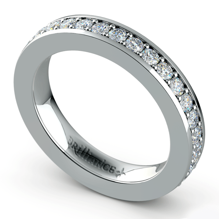 Scintillating 1 Ctw Platinum Pave Diamond Eternity Ring | Thumbnail 01
