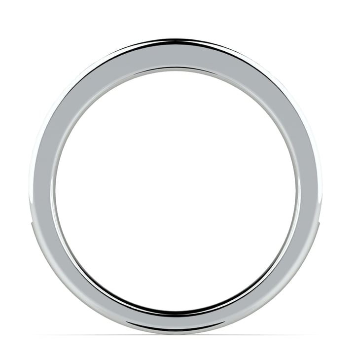 Sapphire Pave Ring In Platinum (1/3 Ctw) | 03