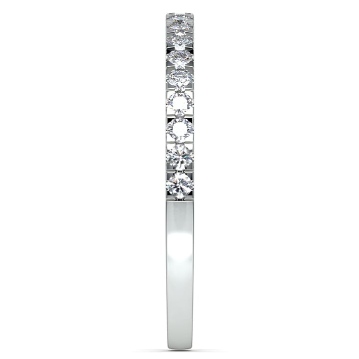 Petite Pave Diamond Wedding Ring in Platinum (1/4 ctw) | Thumbnail 04