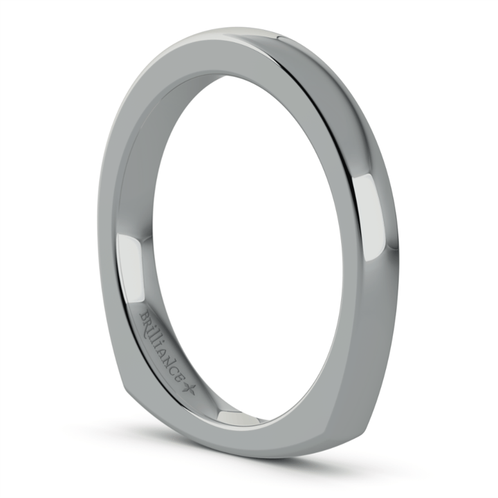 Rocker (European) Wedding Ring in Platinum (2.5mm) | Thumbnail 05
