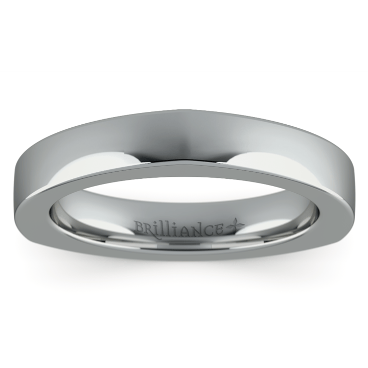Rocker (European) Wedding Ring in Platinum (3.5mm) | 03