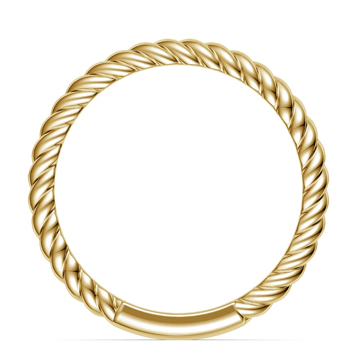 Twisted Rope Wedding Ring in Yellow Gold | Thumbnail 03
