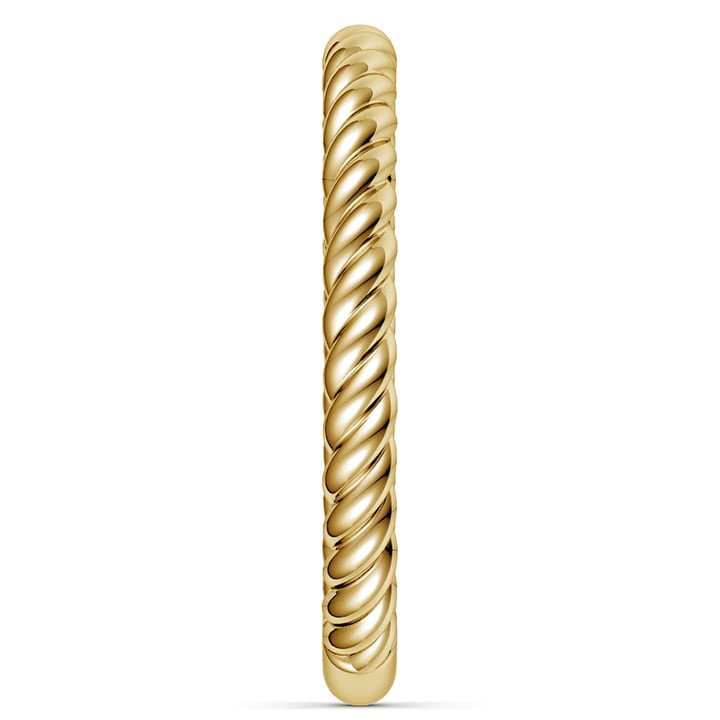 Twisted Rope Wedding Ring in Yellow Gold | 05