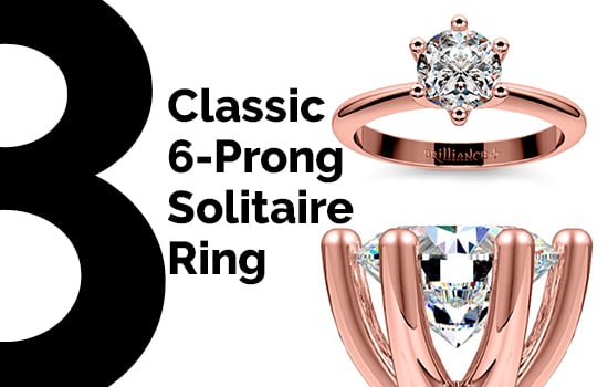 Classic 6-Prong Solitaire Ring