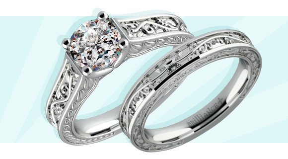 Wedding and Engagement Rings with Matching Metals