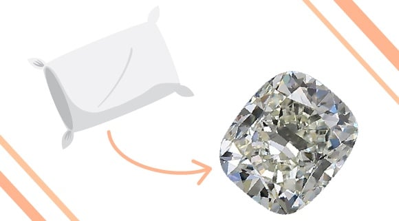 Elongated Cushion Cut Diamond Compared To Pillow Shape