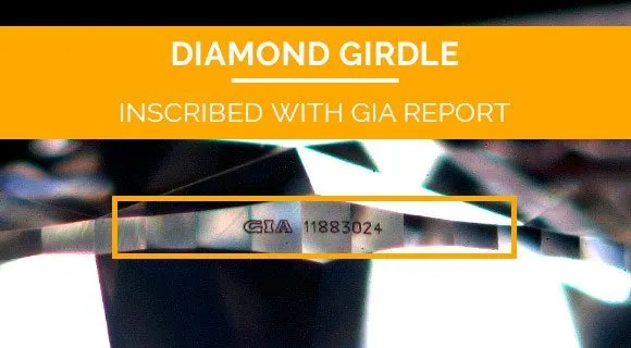The Effect of a Diamond's Girdle