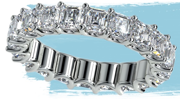 Prong Diamond Eternity Ring