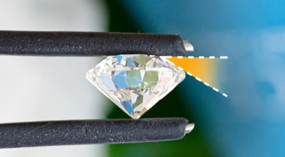 How to Calculate the Crown Angle of a Diamond