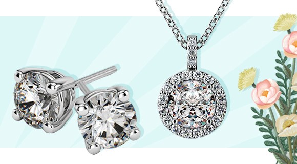 Earrings and Necklaces with Different Shapes