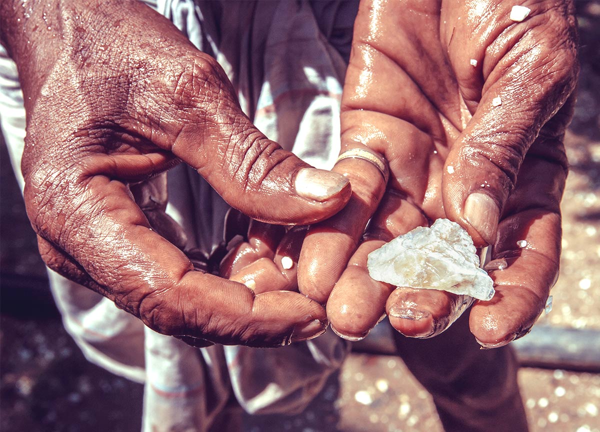 A diamond's journey