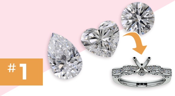Step 1: Decide on a Centerpiece Stone.