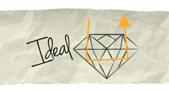 Ideal Cut Diamond