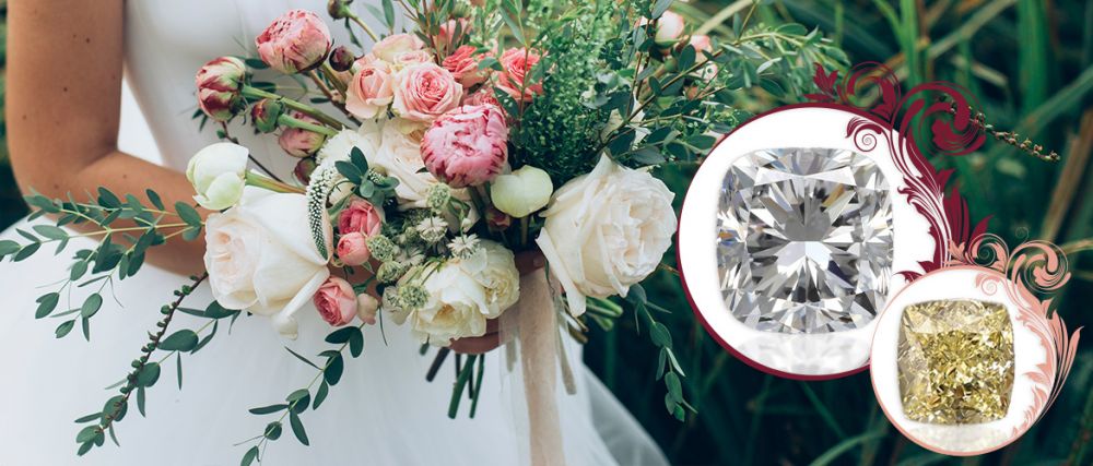 conflict-free vintage cushion cut diamonds