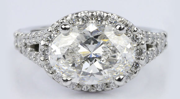 Oval Diamond Perspective