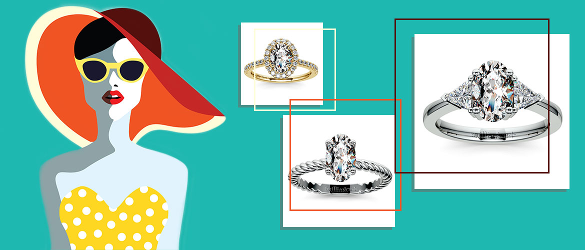 Picking the Best Styles for Oval Engagement Rings
