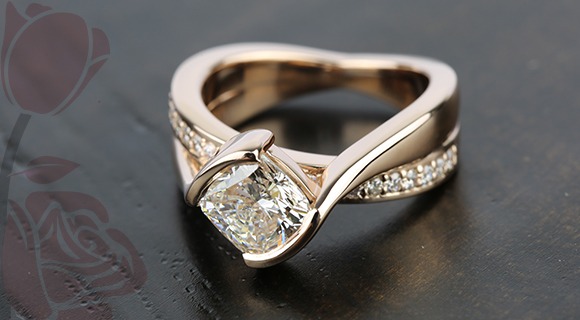 Rose Gold Engagement Ring