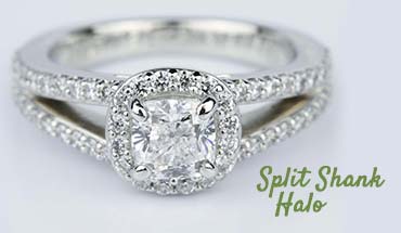 Cushion Halo Setting
