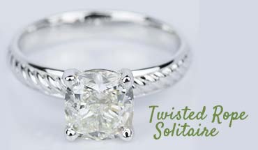 Cushion Solitaire Setting