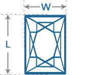Princess Diamond | Length to Width (1.25)