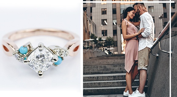 Birthstone Promise Rings