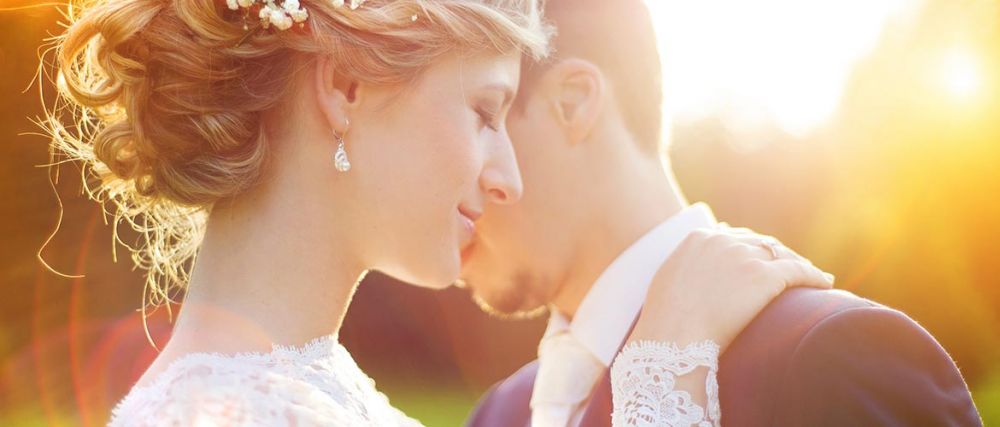 beautiful married couple