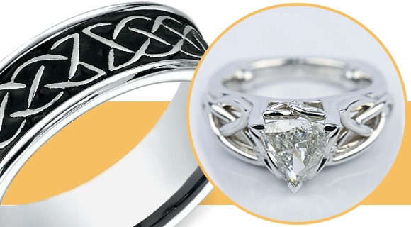 Eternal Love & Celtic Knot Rings
