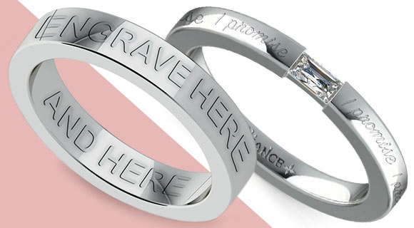 Wedding Bands with Personal Engravings