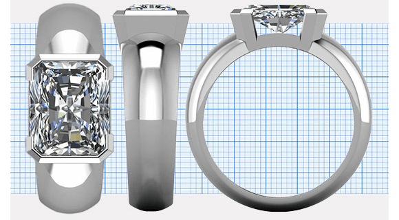 What is a Good Table Size for a Radiant Cut Diamond?