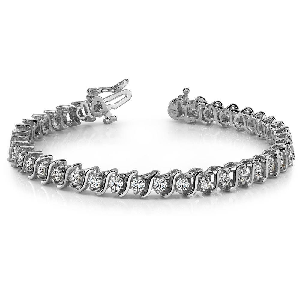 S-Link Diamond Bracelet in White Gold | 03