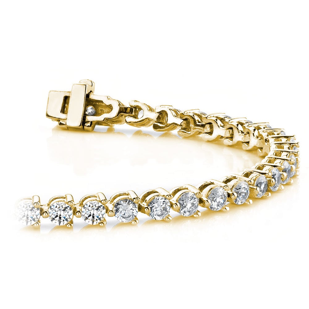Uneek 14K Three-Prong Diamond Tennis Bracelet – Hemsleys Jewellers