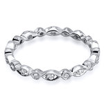 Classic Charities Diamond Eternity Wedding Ring In White Gold By Parade | Thumbnail 02