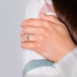 Tri Color Gold Engagement Ring With Braided Design By Parade | Thumbnail 02