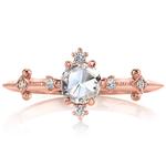 Illuminating Rose Cut Diamond Ring In Rose Gold By Parade | Thumbnail 02