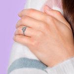 Split Shank Pave Engagement Ring In White Gold By Parade | Thumbnail 05