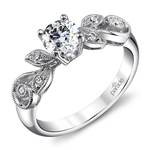 Meandering Vine Diamond Engagement Ring in White Gold by Parade | Thumbnail 01