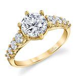 Newly Classic Bridal Yellow Gold Diamond Ring by Parade | Thumbnail 01