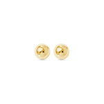 Ball Stud Earrings in Yellow Gold (6 mm) | Thumbnail 01