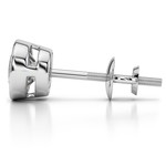 Bezel Diamond Single Stud Earrings In 14K White Gold (1/4 Ctw) | Thumbnail 01