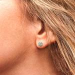 Bezel Diamond Stud Earrings in 14K Yellow Gold (1 1/2 ctw) | Thumbnail 01