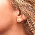 Bezel Diamond Stud Earrings in 14K Yellow Gold (1/4 ctw) | Thumbnail 01