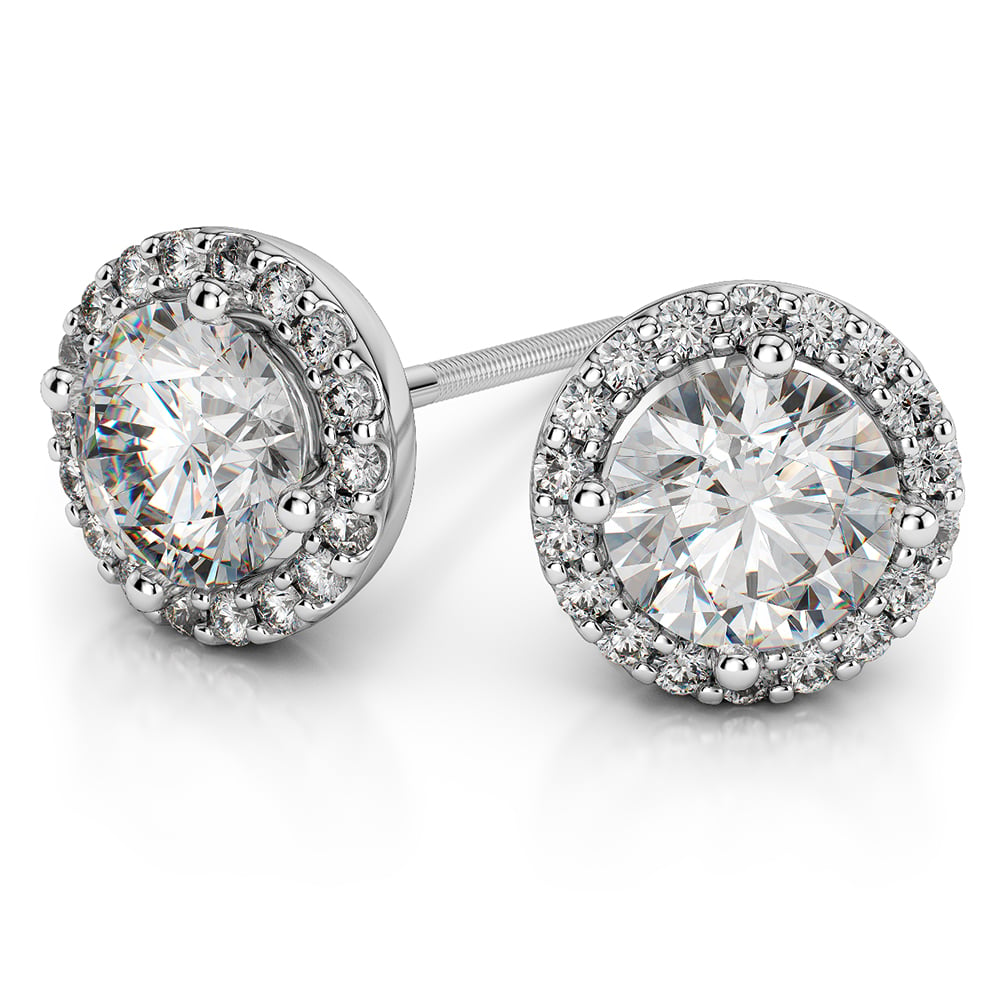 Platinum Custom Diamond And Blue Sapphire Drop Earrings #102776 - Seattle  Bellevue | Joseph Jewelry
