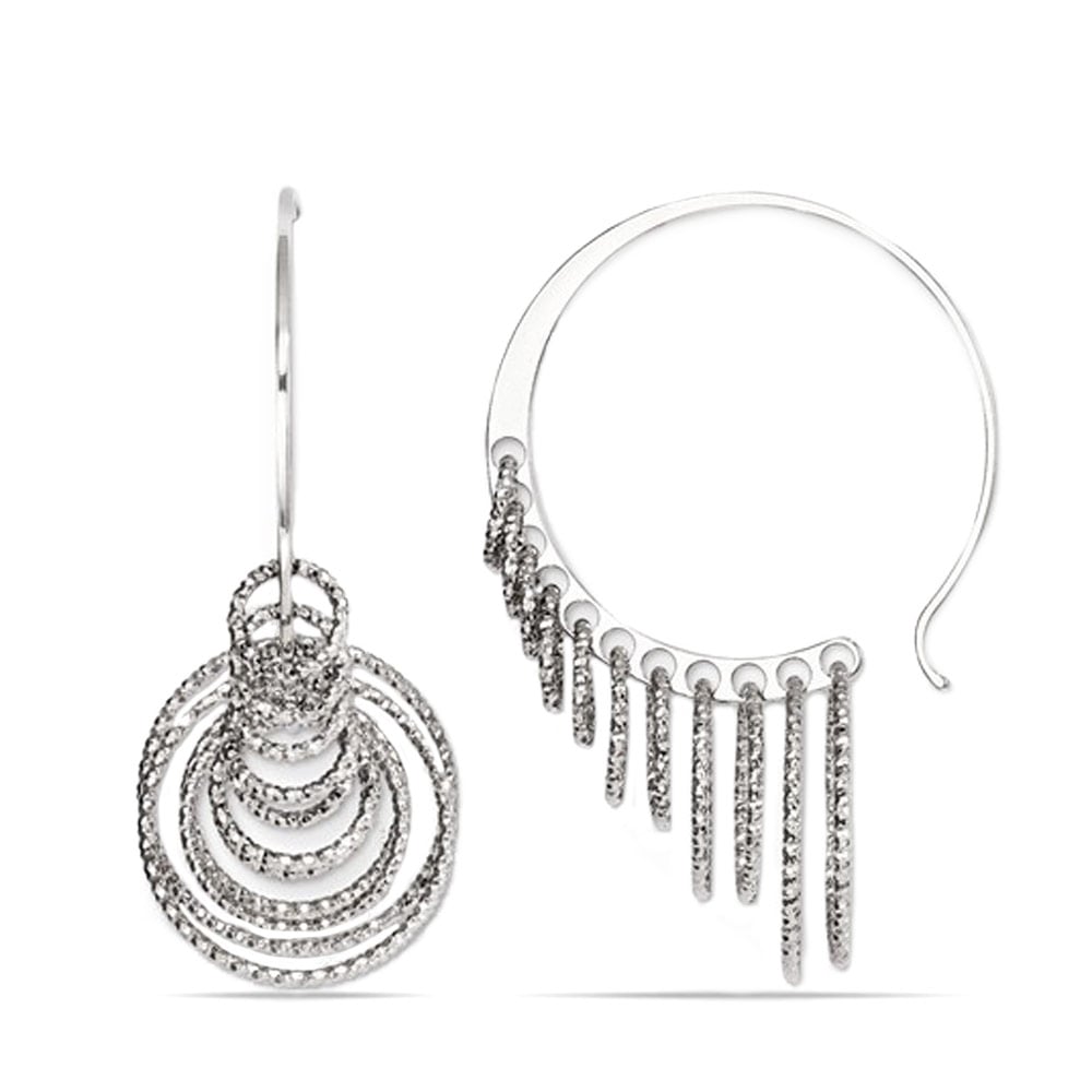 Buy Arc Hoop Earrings Brass Hoop Earrings Laser Cut Earrings Online in  India - Etsy