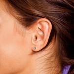 Princess Diamond Single Stud Earring In White Gold (3/4 Ctw) | Thumbnail 01