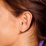 Princess Moissanite Single Stud Earring In White Gold (4.5 Mm) | Thumbnail 01