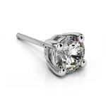 Round Diamond Single Stud Earring In White Gold (1/4 Ctw) - Value Collection | Thumbnail 01