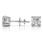 Round Diamond Stud Earrings in Platinum (2 ctw) | Thumbnail 01