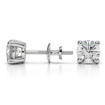 Round Diamond Stud Earrings in White Gold (1 1/2 ctw) - Value Collection | Thumbnail 01