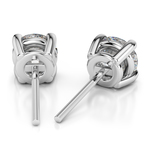 1/3 Ctw Round Diamond Stud Earrings In Platinum - Value Collection | Thumbnail 01